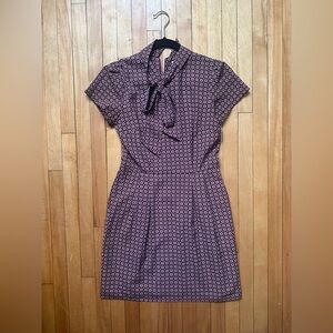 Birds of North America Petronia Dress Sz4 Made in Canada Short Sleeve